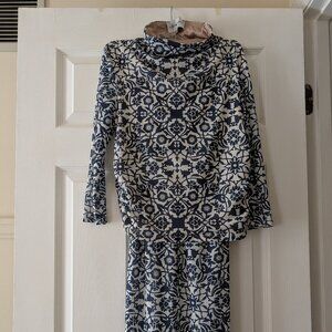 New Alex and Parker Two Piece Top with Matching Skirt, Size S